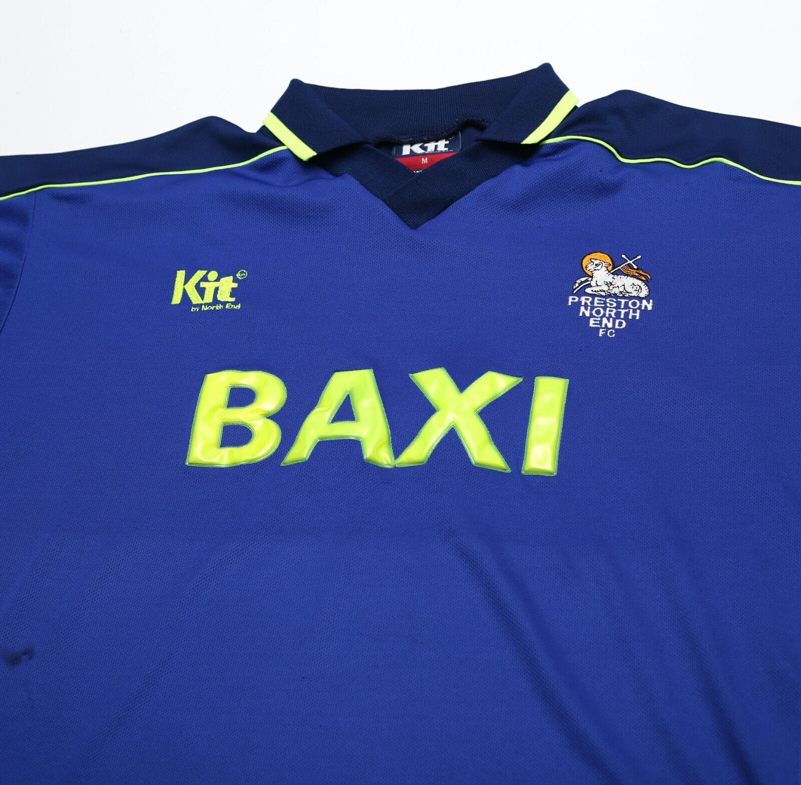 1996/98 PRESTON Vintage KIT By North End Football Third Shirt (M)