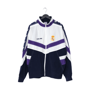 1996/98 REAL MADRID Vintage Kelme Football Track Top Jacket (XL/XXL)