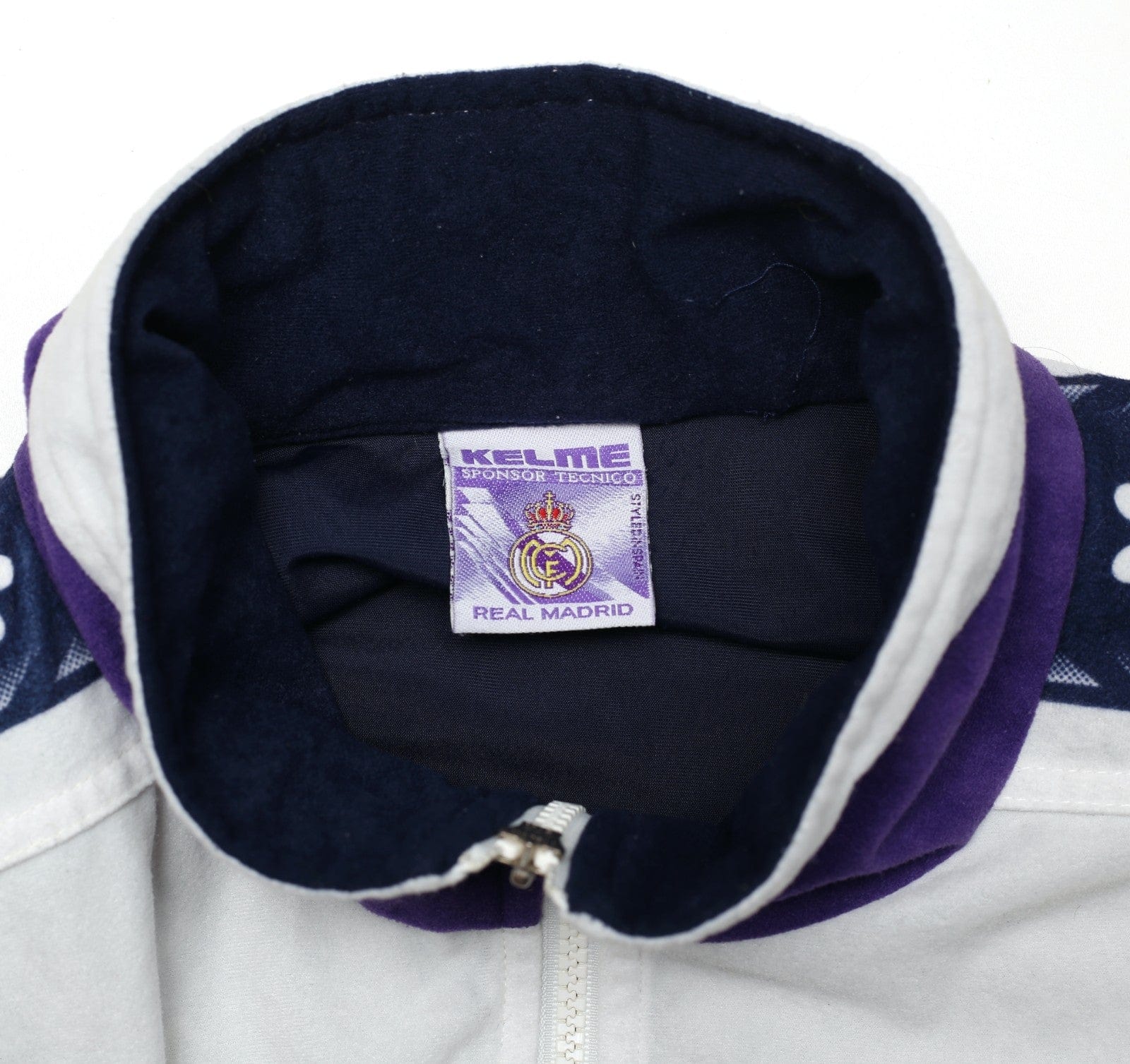 1996/98 REAL MADRID Vintage Kelme Football Track Top Jacket (XL/XXL)