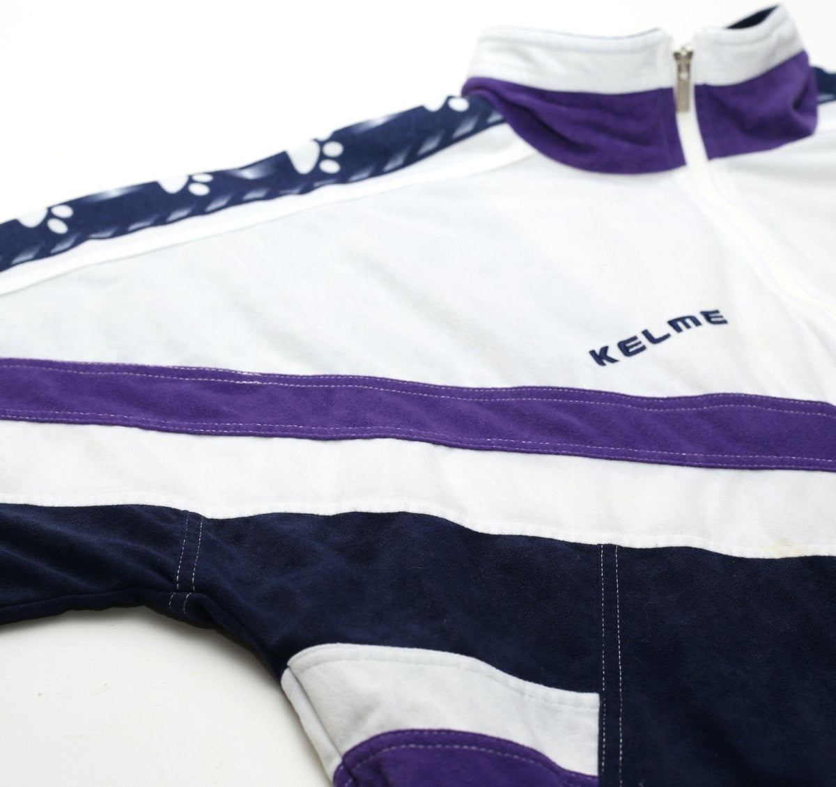 1996/98 REAL MADRID Vintage Kelme Football Track Top Jacket (XL/XXL)