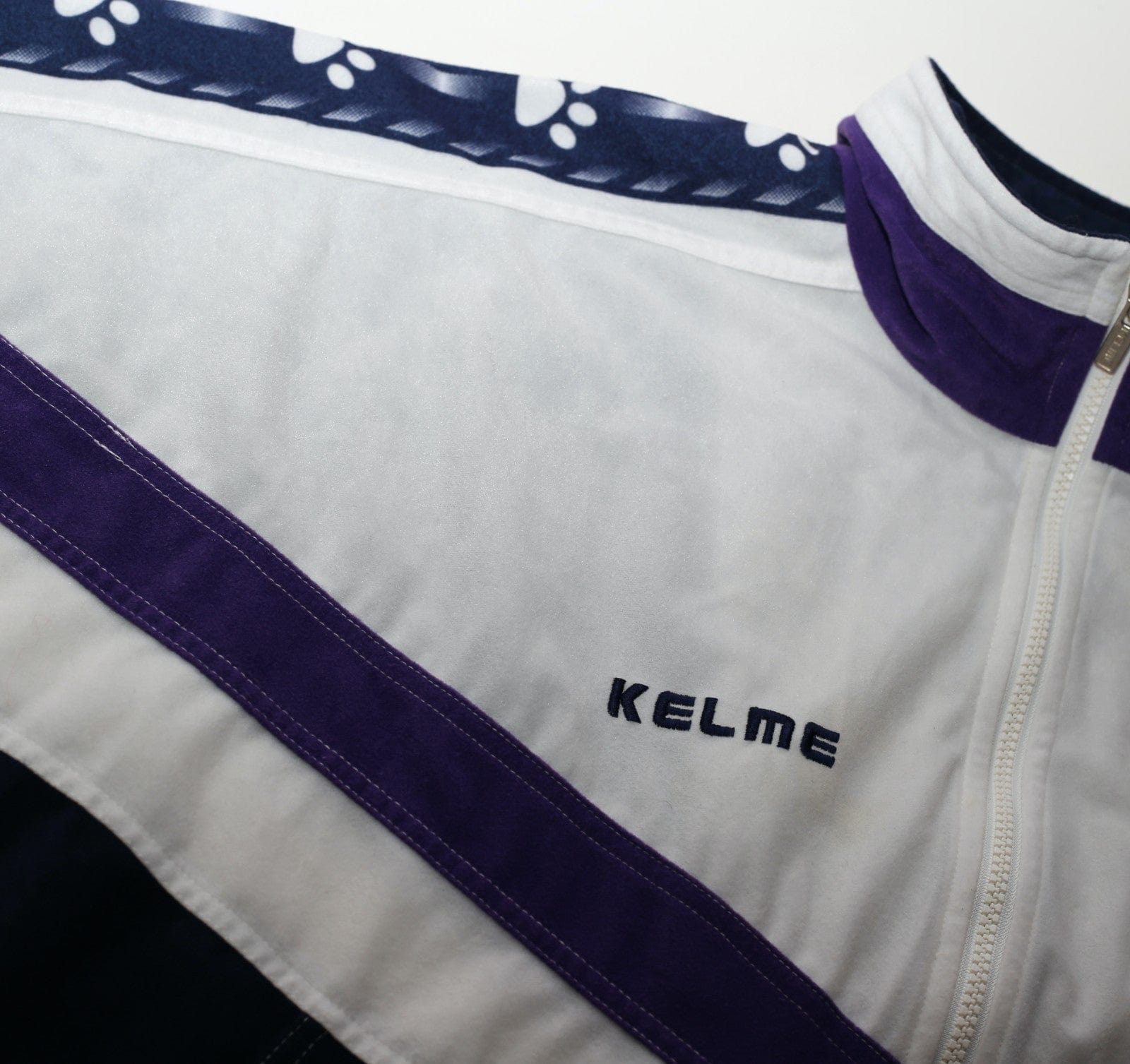 1996/98 REAL MADRID Vintage Kelme Football Track Top Jacket (XL/XXL)