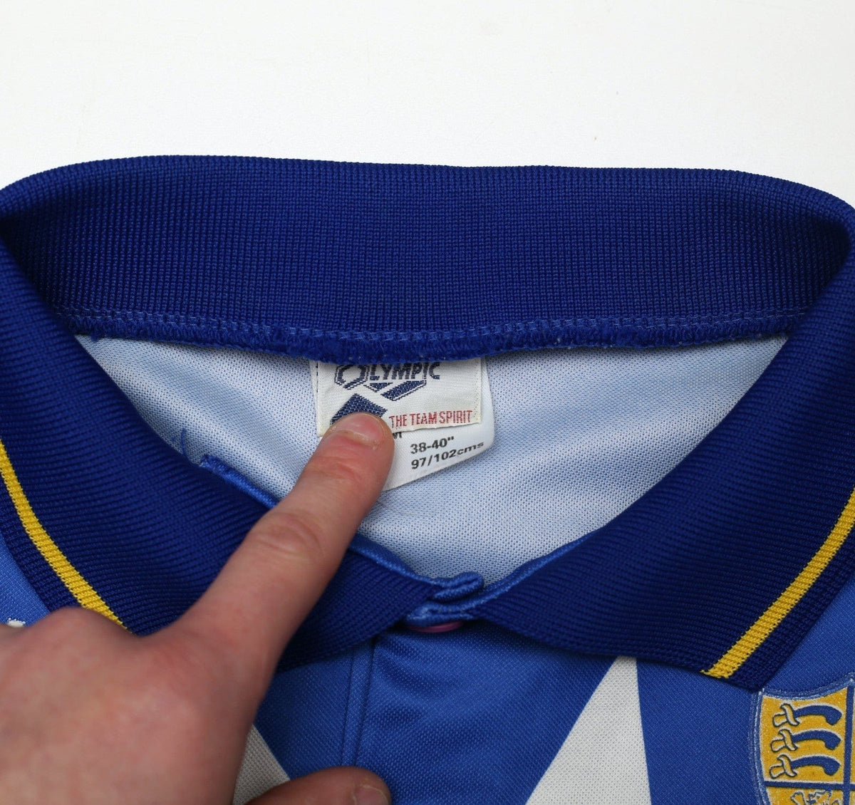 1996/98 SOUTHEND UNITED Vintage Olympic Home Football Shirt (M) 38/40