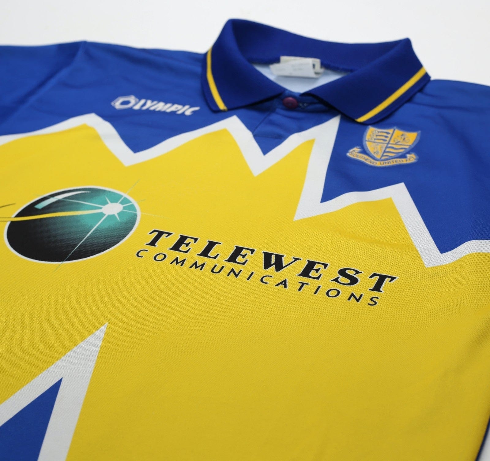 1996/98 SOUTHEND UNITED Vintage Olympic Home Football Shirt (M) 38/40