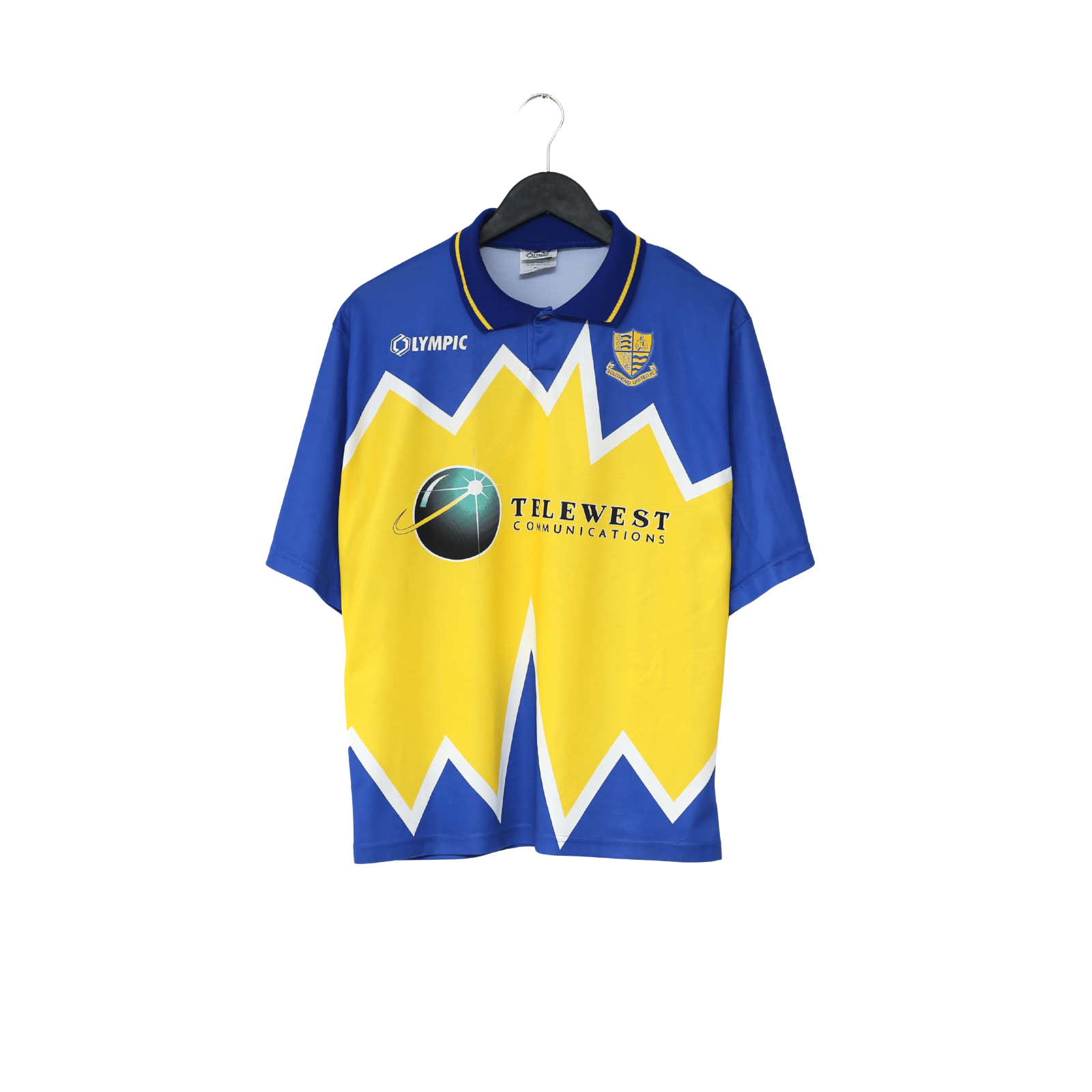 1996/98 SOUTHEND UNITED Vintage Olympic Home Football Shirt (M) 38/40