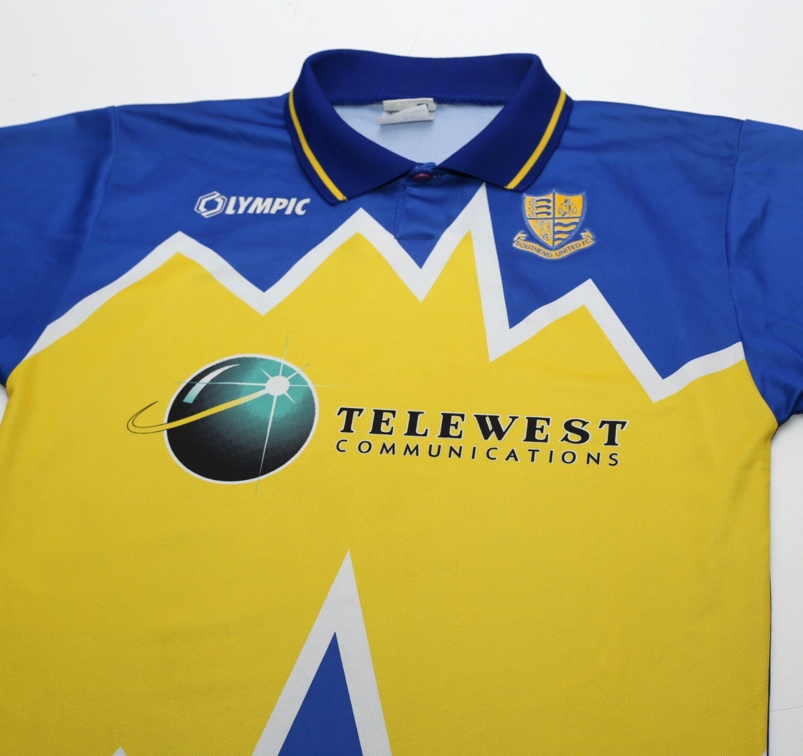 1996/98 SOUTHEND UNITED Vintage Olympic Home Football Shirt (M) 38/40