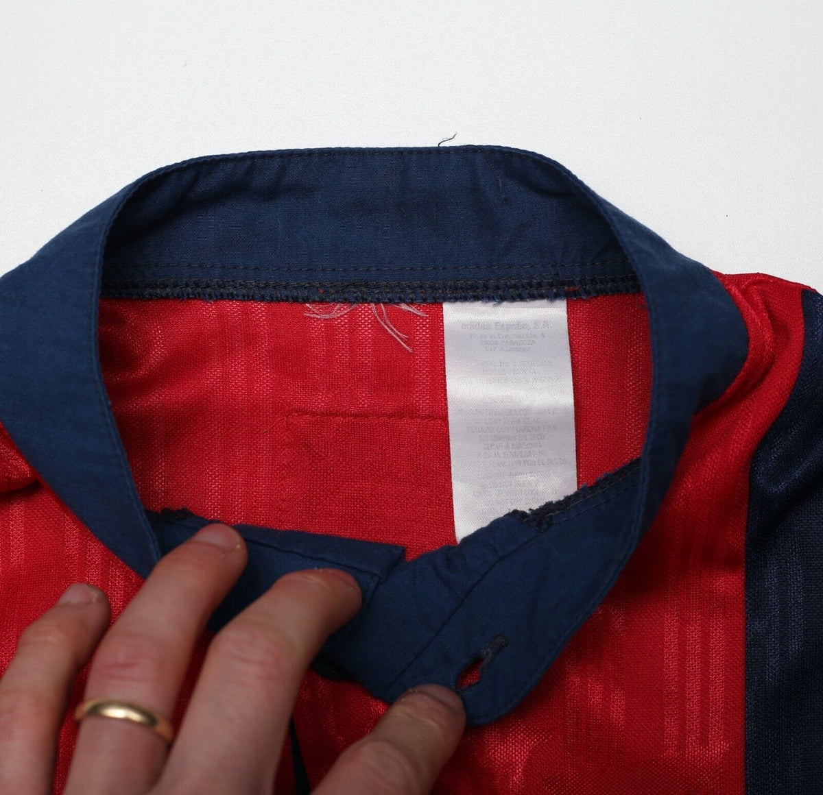 1996/98 SPAIN Vintage adidas Home Football Shirt (XL) EURO 96