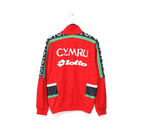 1996/98 WALES Vintage Lotto Football Track Top Jacket (S/M)