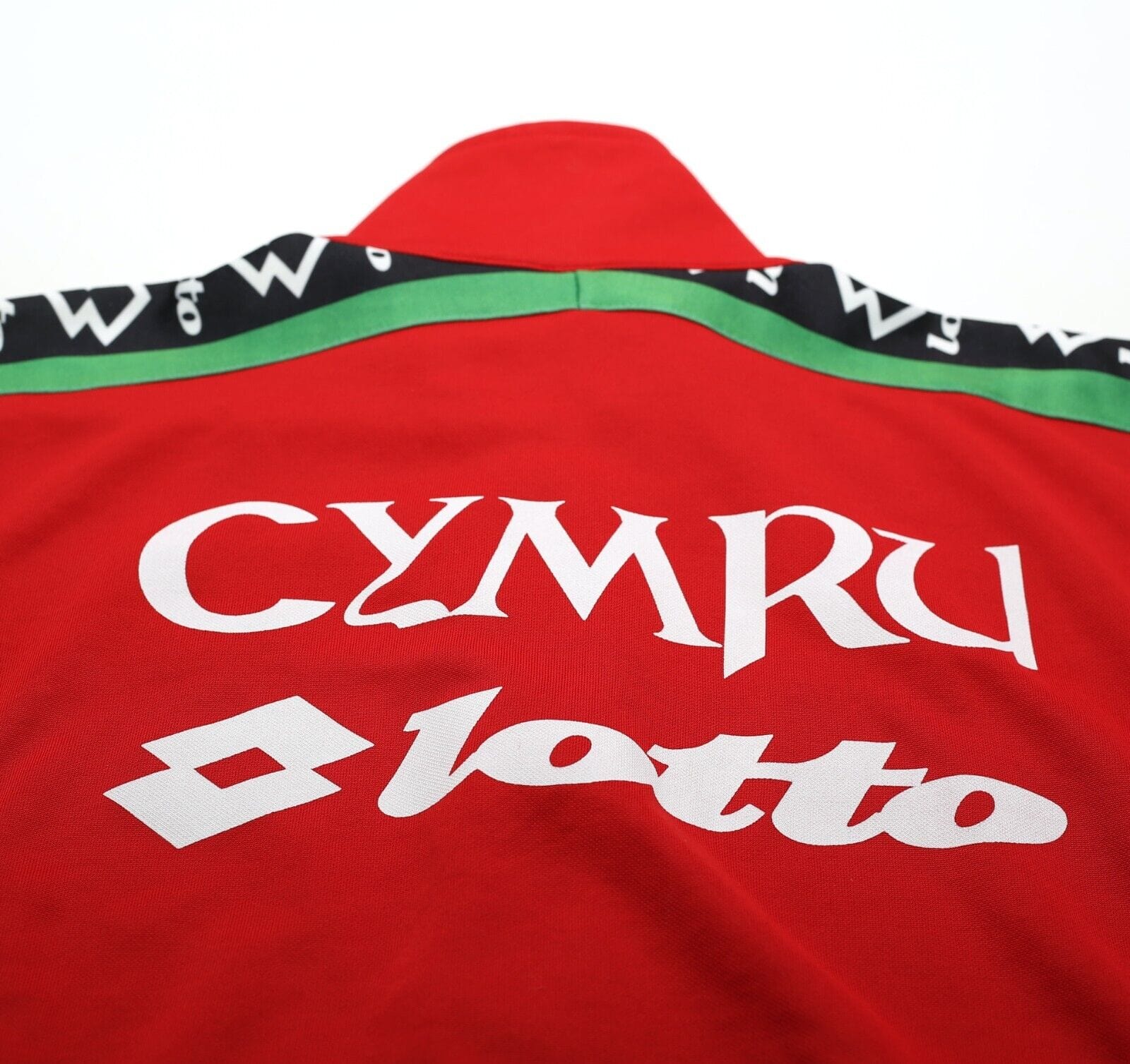 1996/98 WALES Vintage Lotto Football Track Top Jacket (S/M)