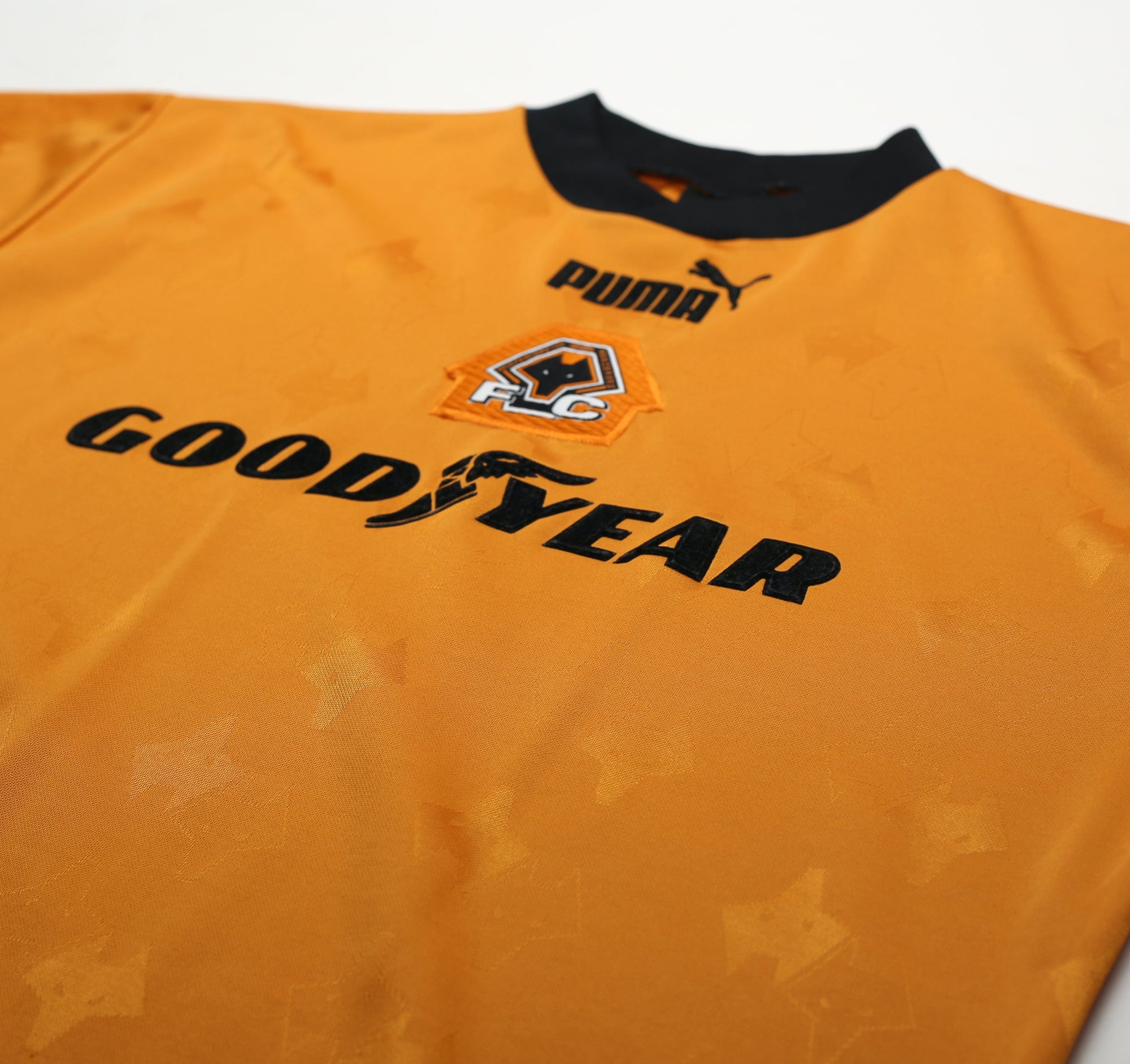 1996/98 WOLVERHAMPTON WANDERERS Vintage PUMA Football Training Shirt S/M Wolves