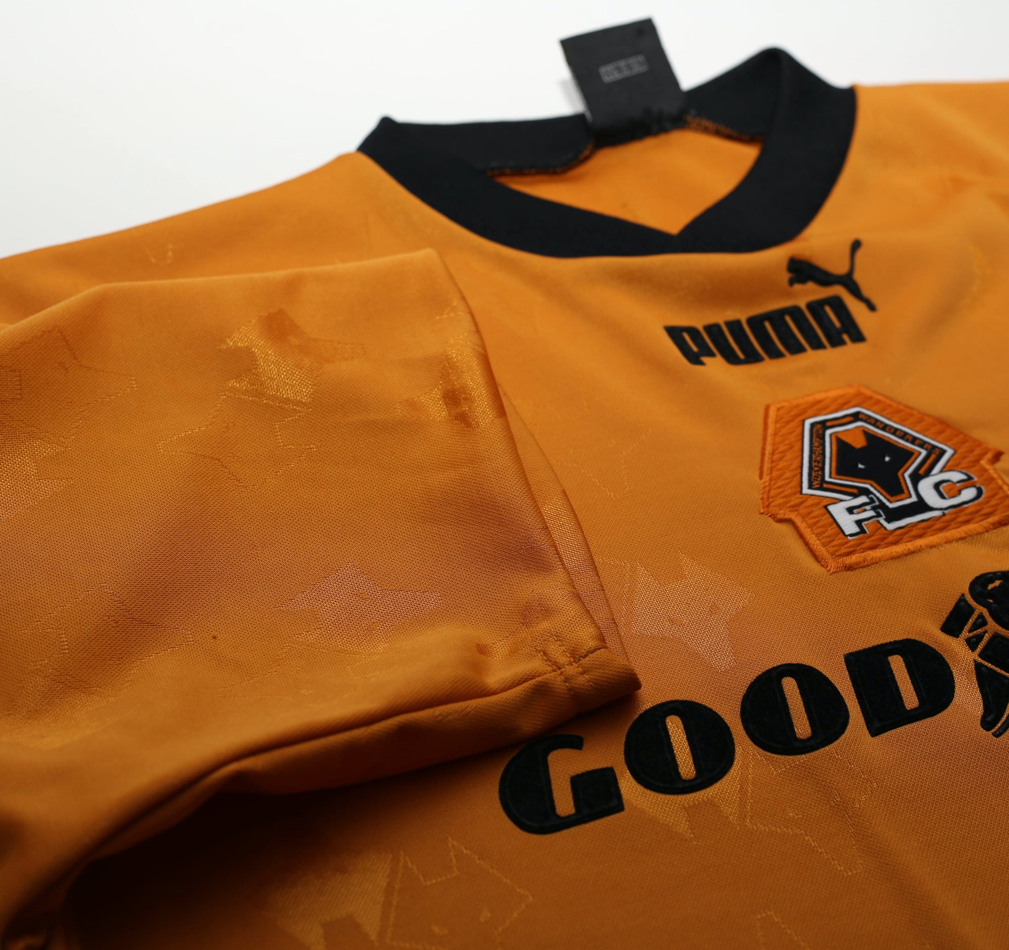 1996/98 WOLVERHAMPTON WANDERERS Vintage PUMA Football Training Shirt S/M Wolves