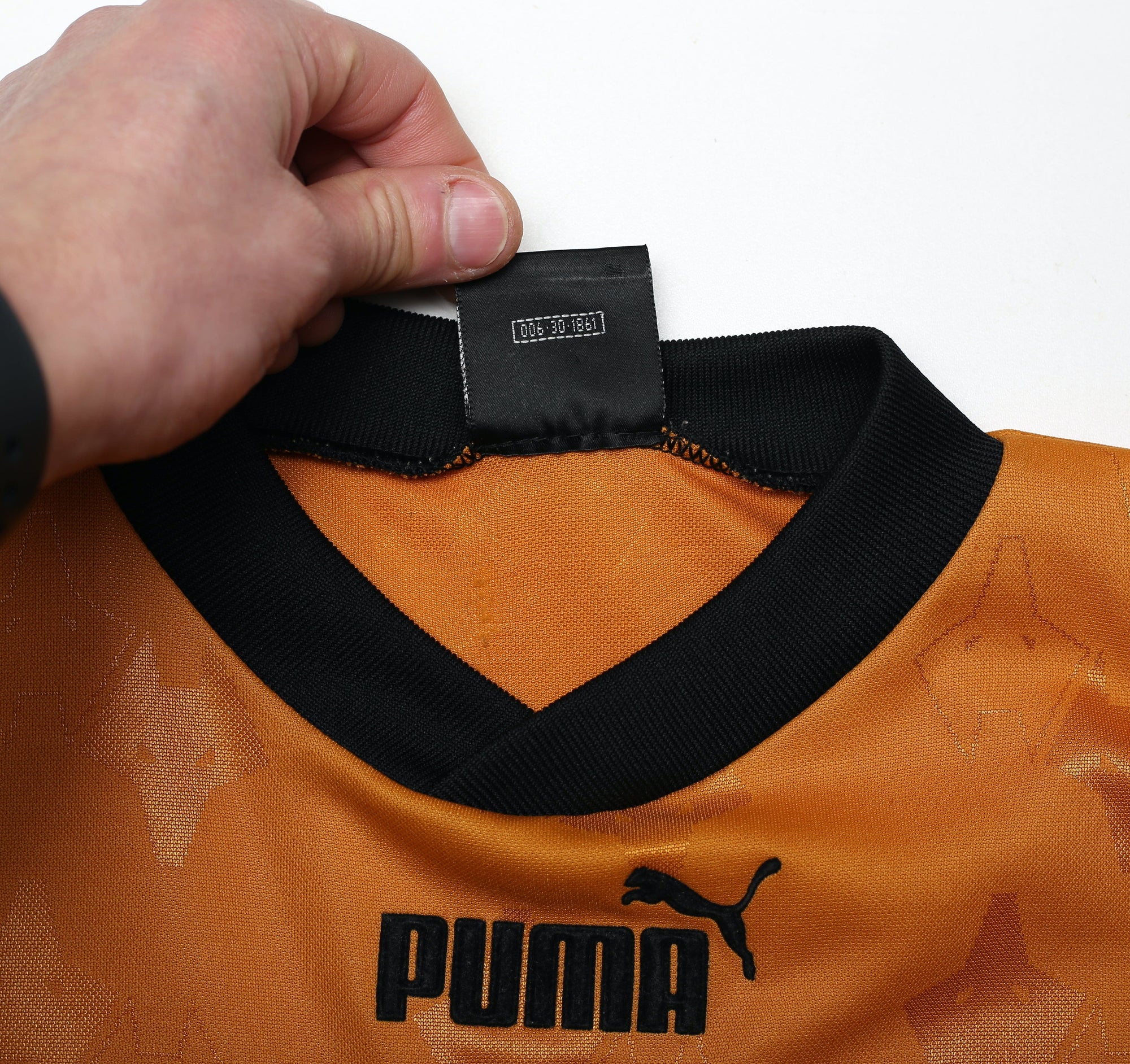 1996/98 WOLVERHAMPTON WANDERERS Vintage PUMA Football Training Shirt S/M Wolves