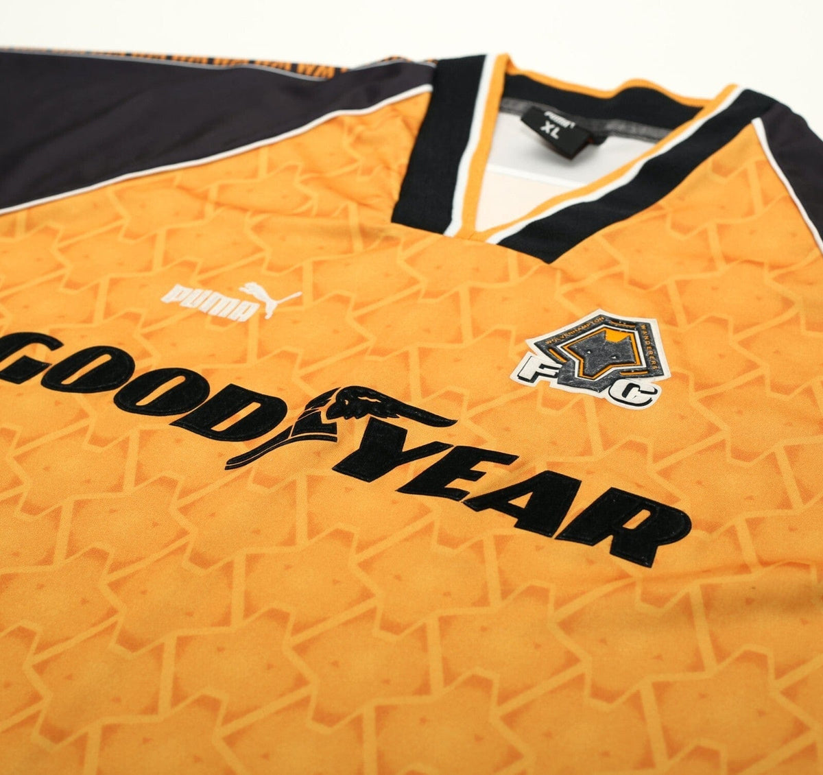 1996/98 WOLVERHAMPTON WANDERERS Vintage PUMA Home Football Shirt (XL) Wolves