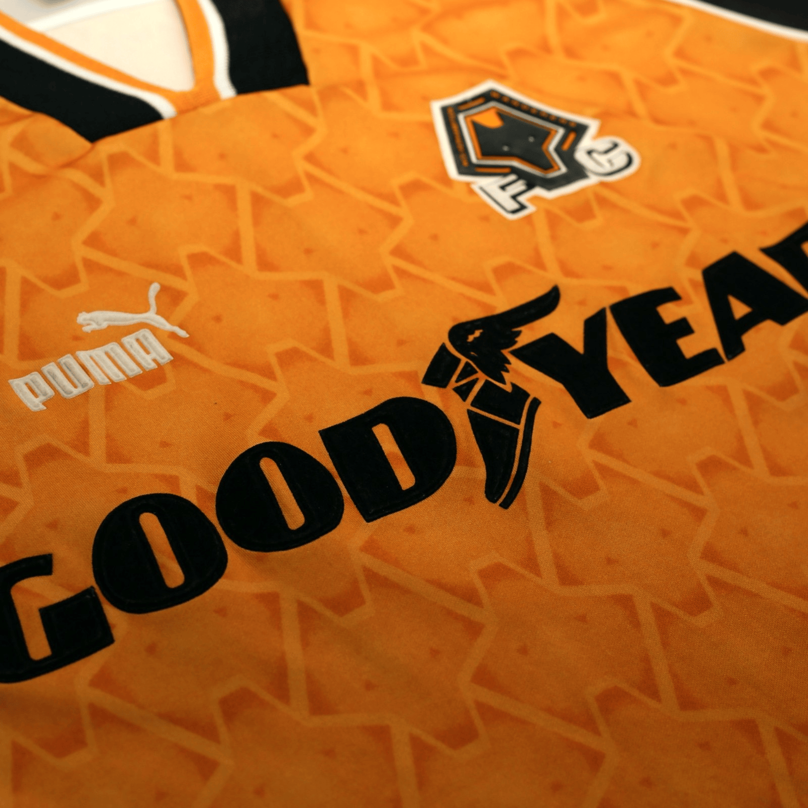 1996/98 Wolverhampton Wanderers Vintage PUMA Home Football Shirt (XL) Wolves