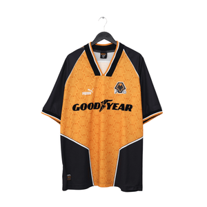 1996/98 Wolverhampton Wanderers Vintage PUMA Home Football Shirt (XL) Wolves