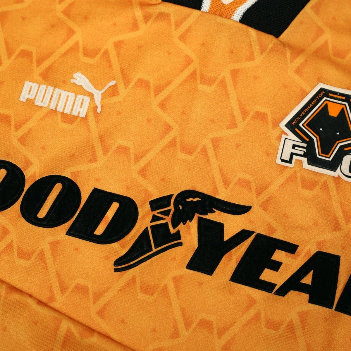 1996/98 Wolverhampton Wanderers Vintage PUMA Home Football Shirt (XL) Wolves