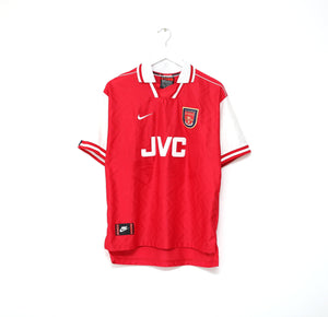 1996/98 WRIGHT #8 Arsenal Vintage adidas Home Football Shirt (L)