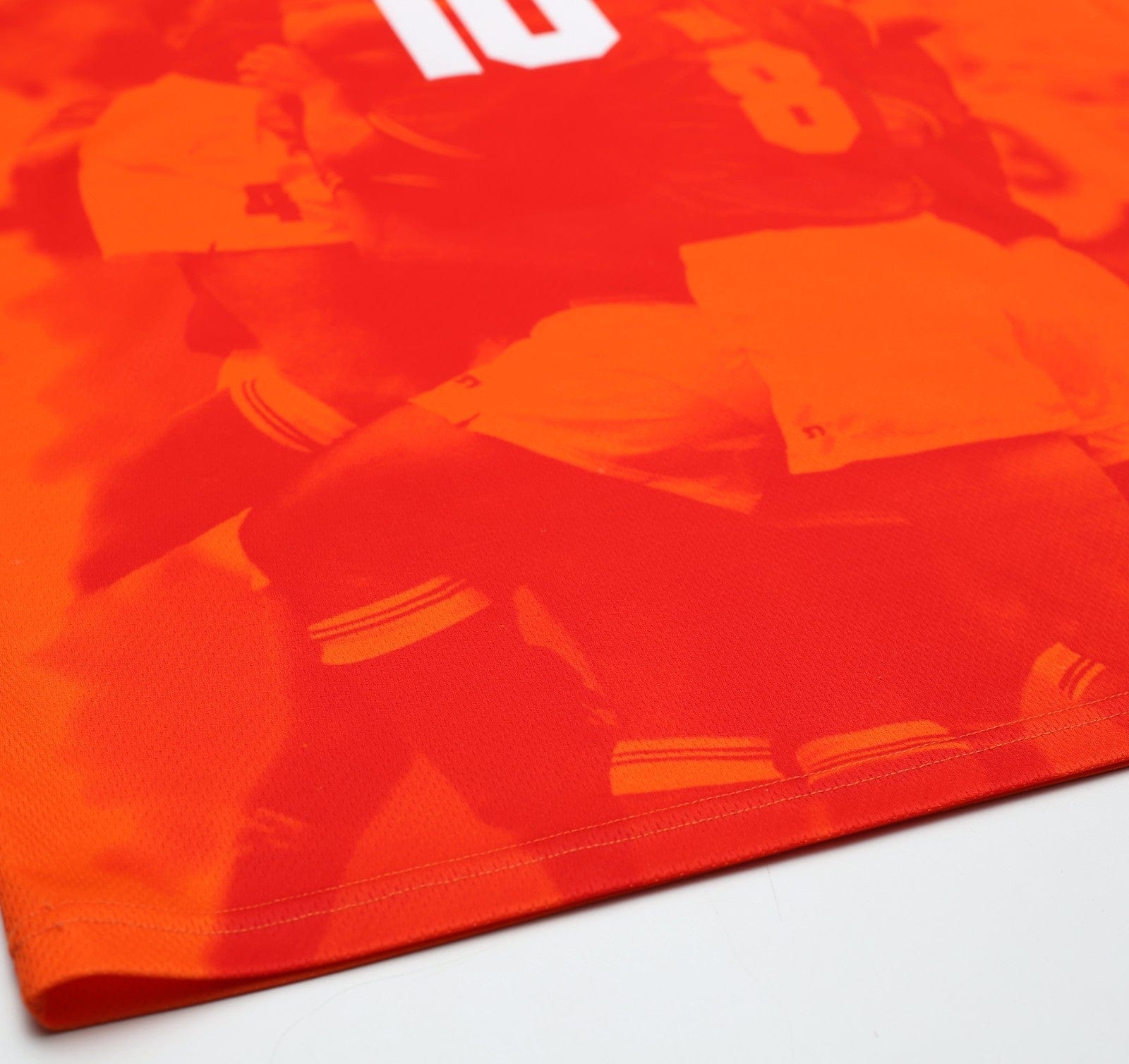 1996 BERGKAMP #10 Holland Vintage Lotto Home Football Shirt (L) Netherlands