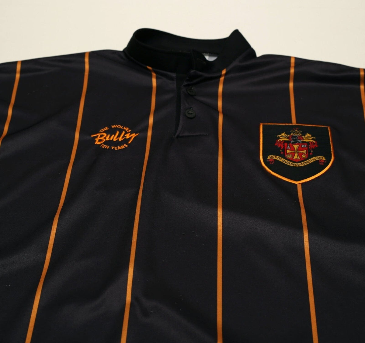 1996 'BULLY' Wolverhampton Wanderers Vintage Mizuno Football Shirt (L)