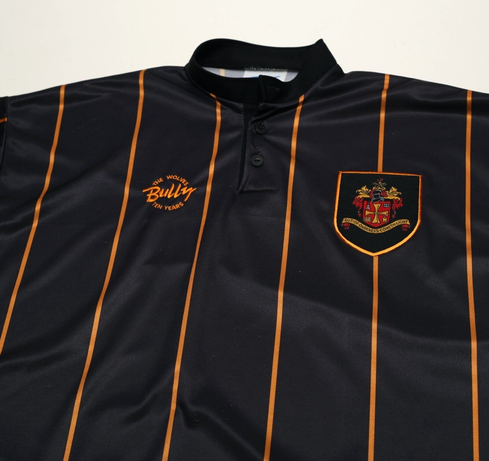 1996 'BULLY' Wolverhampton Wanderers Vintage Mizuno Football Shirt (L)