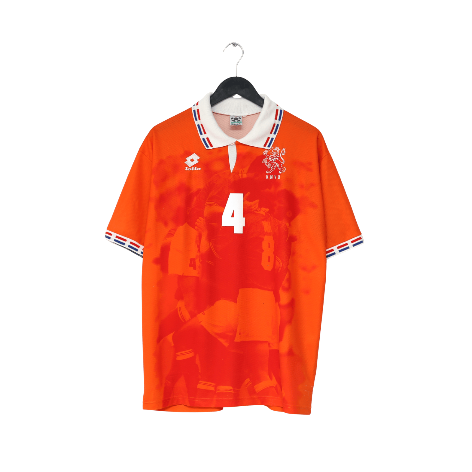 1996 SEEDORF #4 Holland Vintage Lotto Home Football Shirt (XL) Netherlands