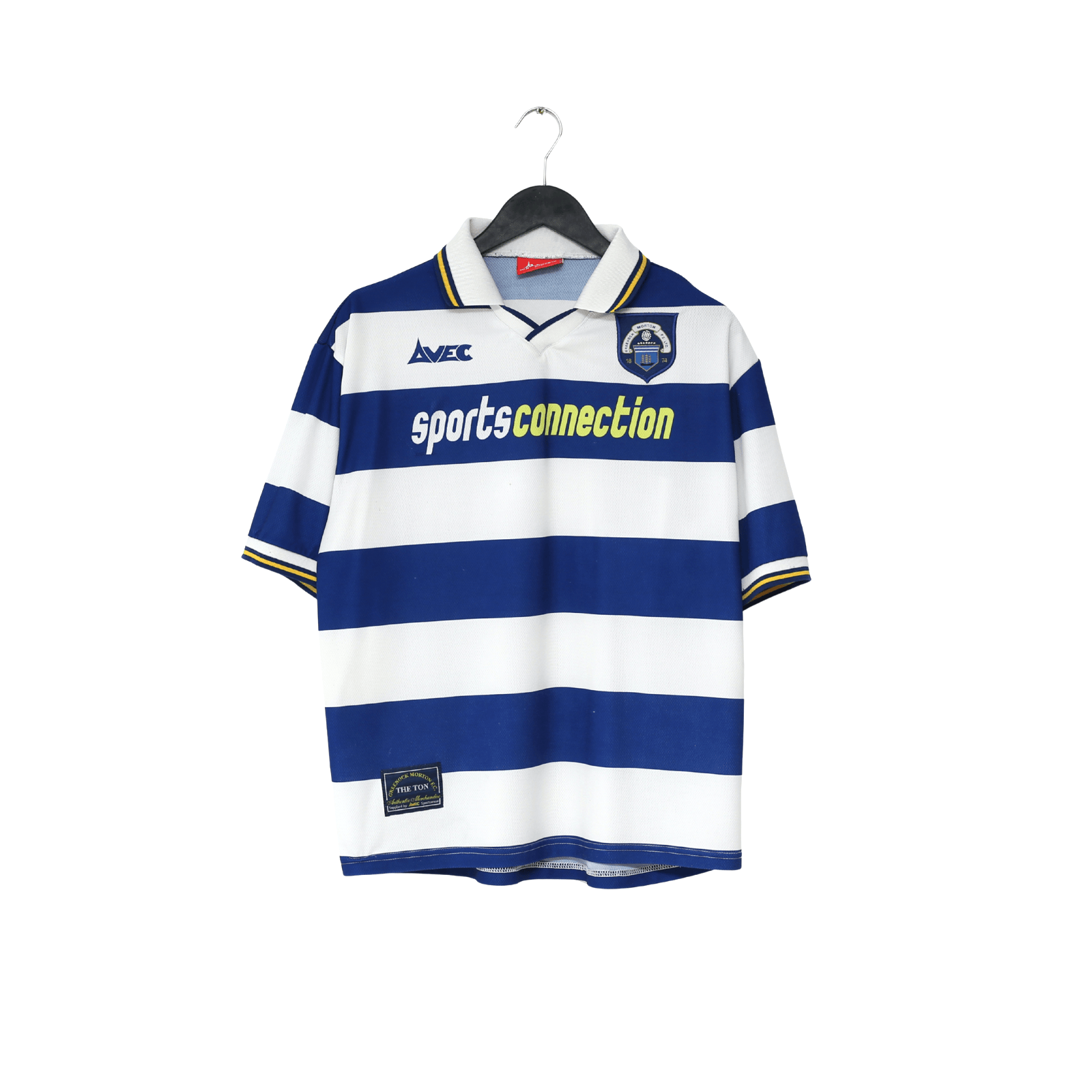 1997/00 GREENOCK MORTON Vintage Avec Home Football Shirt (M)