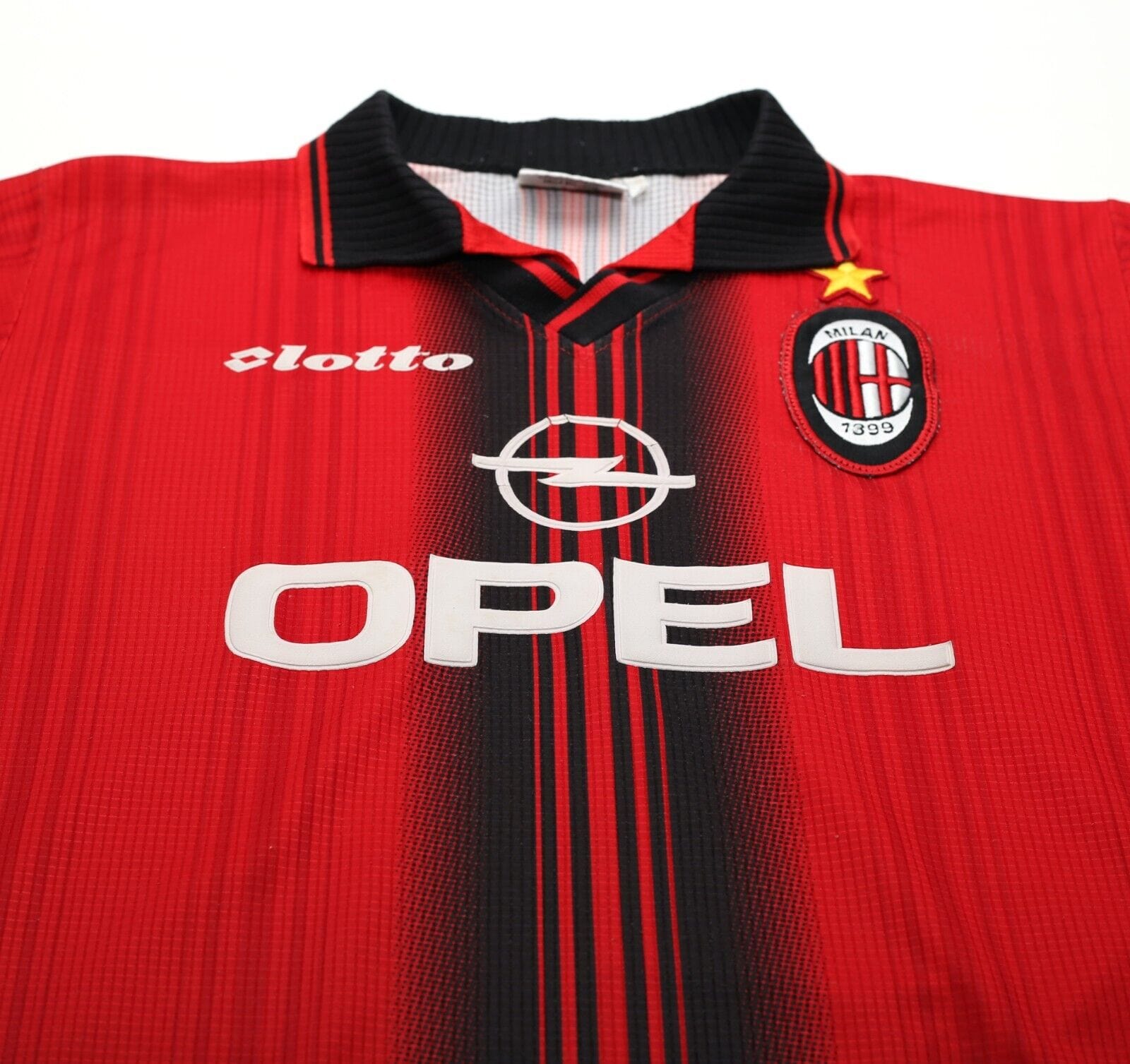 1997/98 AC MILAN Vintage Lotto 4th Football Shirt (L)