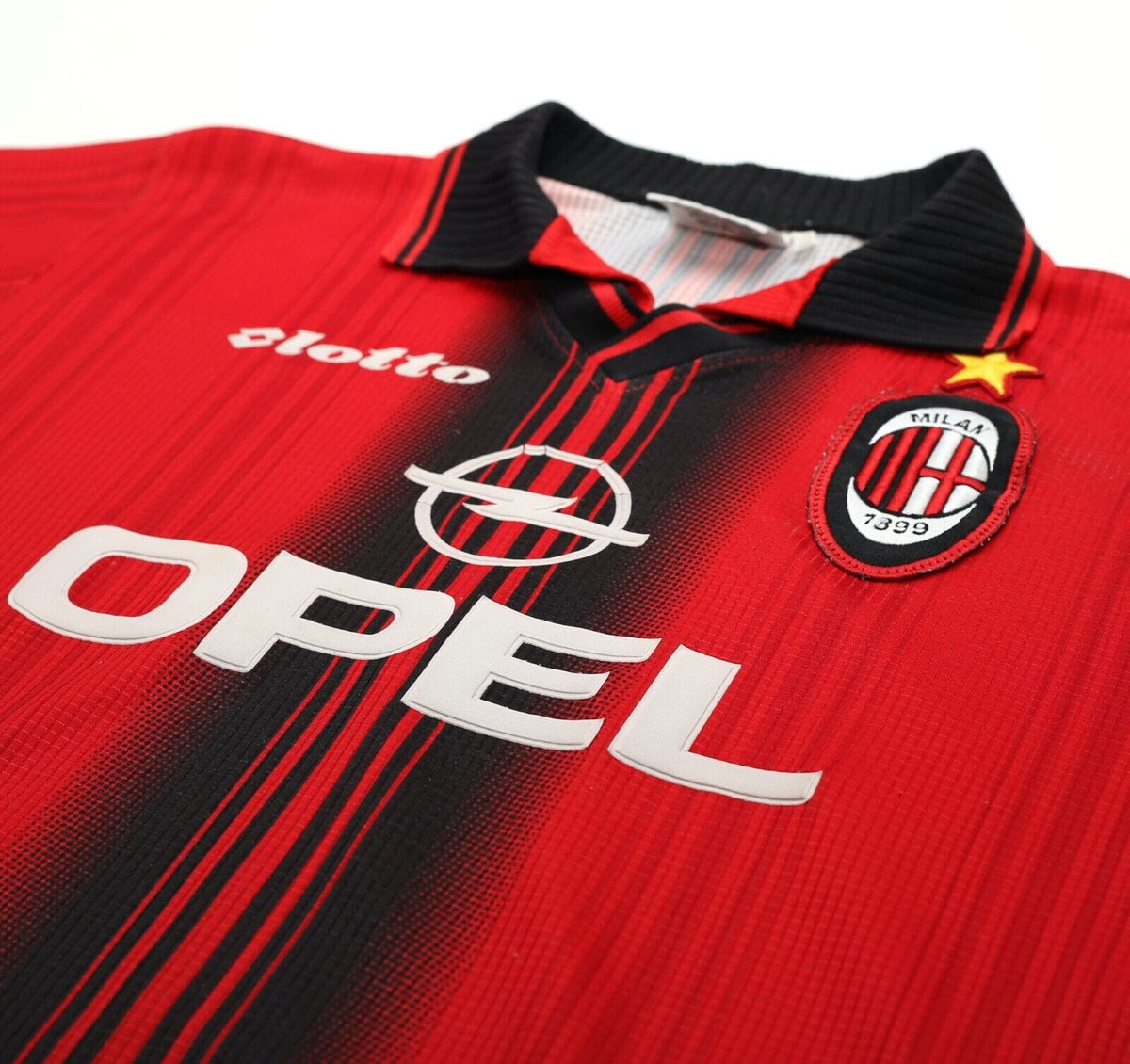1997/98 AC Milan Vintage Lotto 4th Football Shirt (L