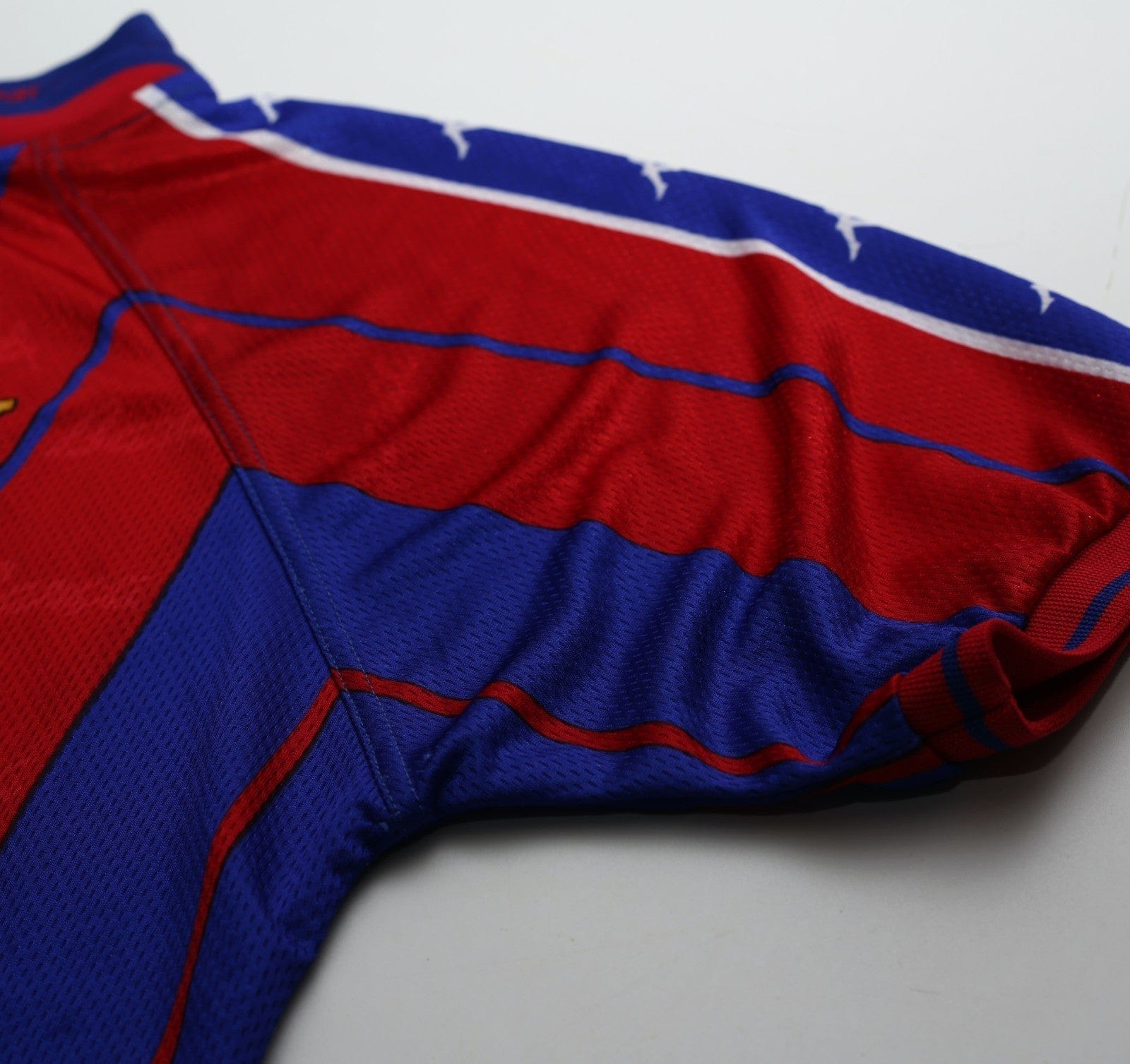 1997/98 ANDERSON #9 Barcelona Vintage Kappa Player Spec Home Football Shirt (XL)