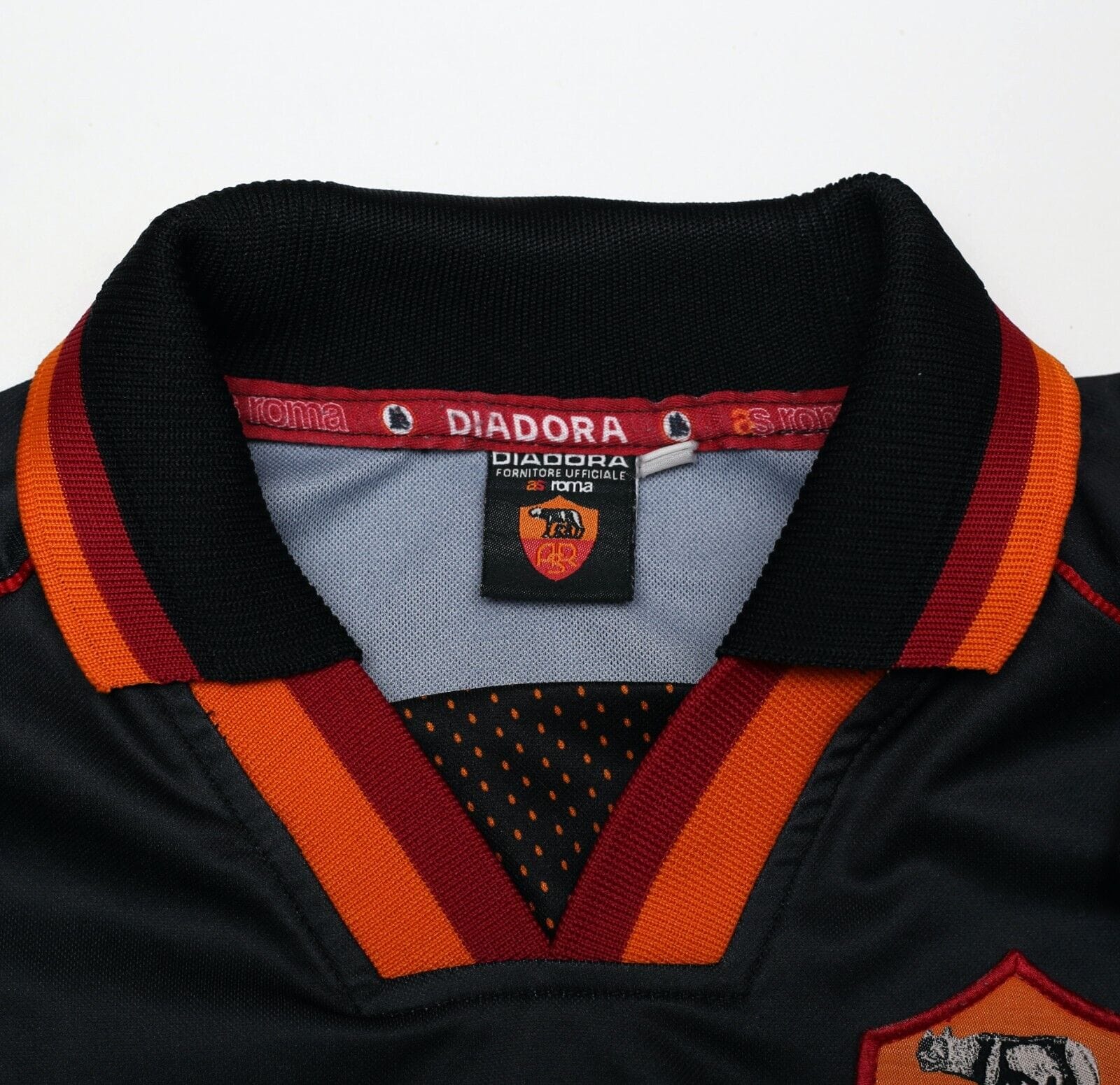 1997/98 AS ROMA Vintage Diadora GK Football Shirt Jersey (M