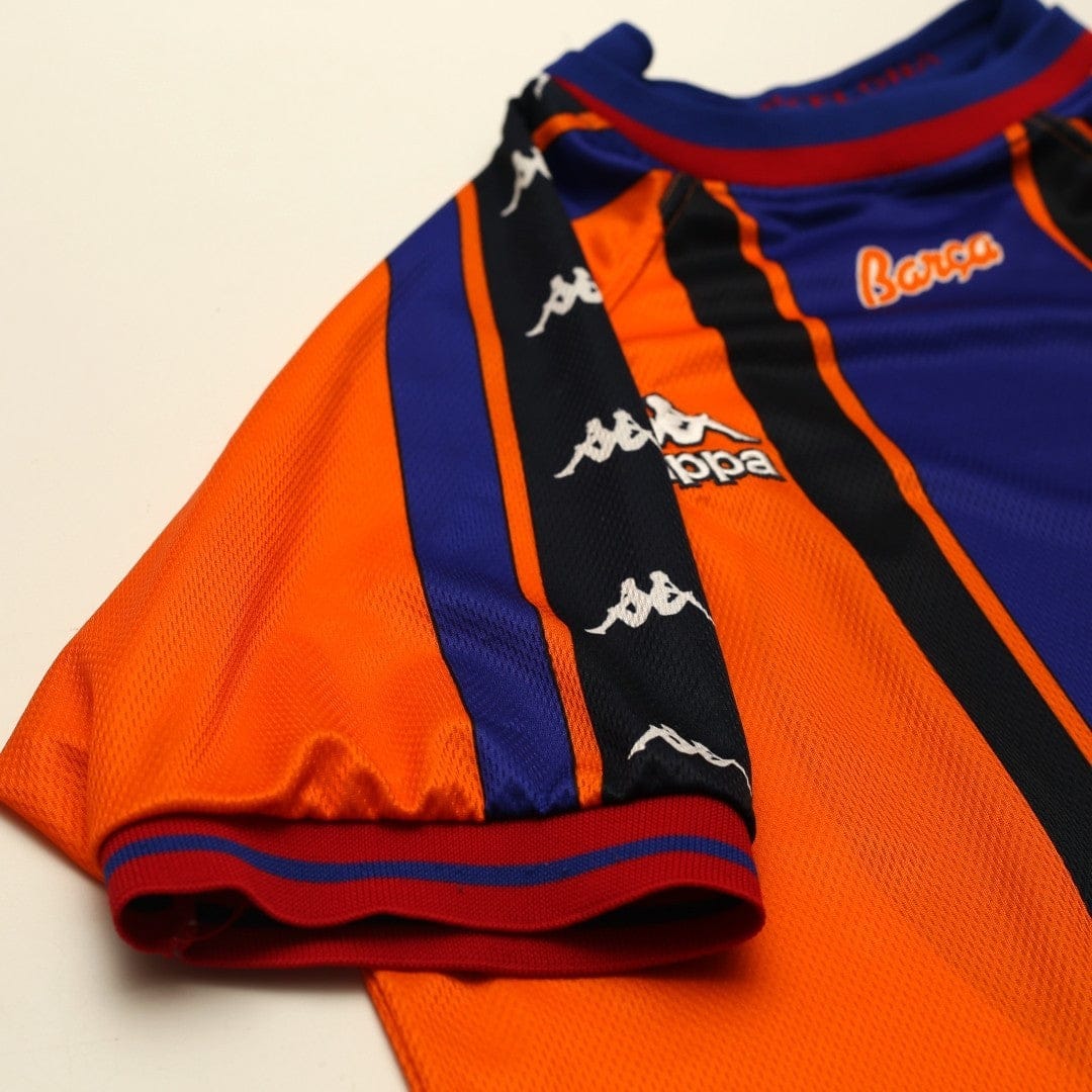 1997/98 Barcelona Vintage Kappa Away Football Shirt (M)