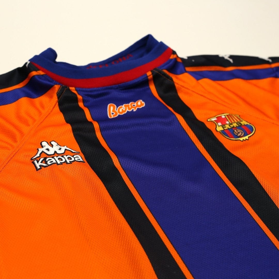 1997/98 Barcelona Vintage Kappa Away Football Shirt (M)