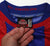 1997/98 BARCELONA Vintage Kappa Home Football Shirt Jersey (S/M)