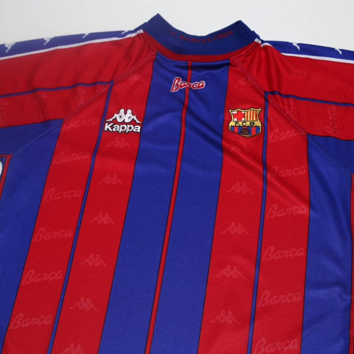 1997/98 Barcelona Vintage Kappa Home Football Shirt (M/L)