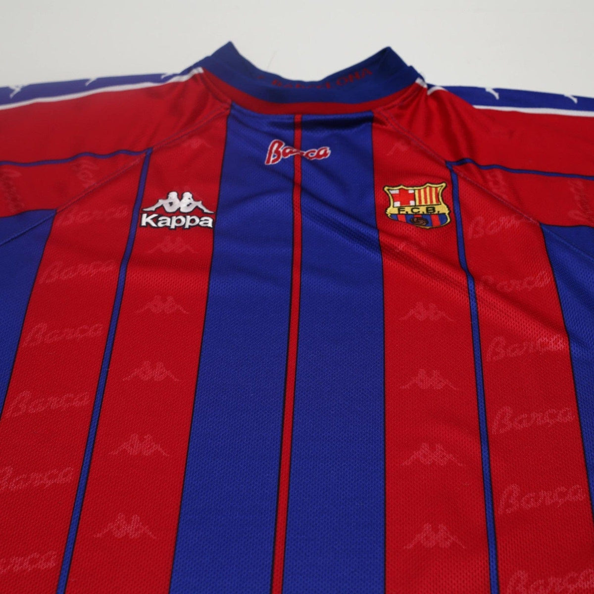 1997/98 Barcelona Vintage Kappa Home Football Shirt (M/L)