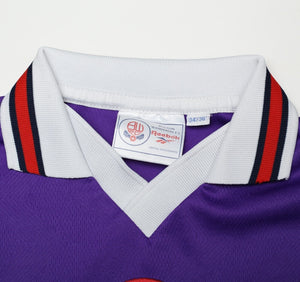 1997/98 BEARDSLEY #13 Bolton Wanderers Vintage Reebok Away Football Shirt (S)