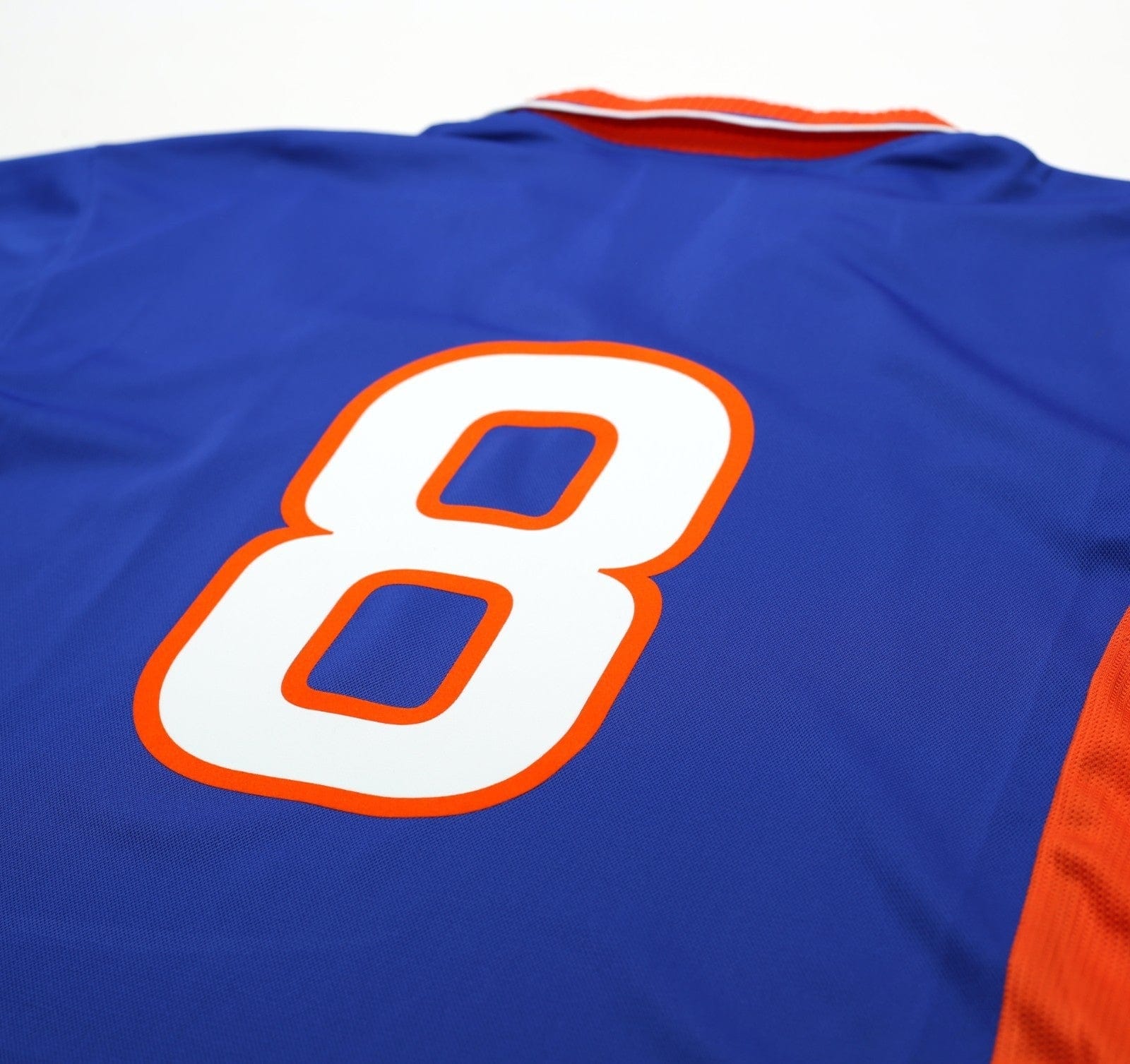 1997/98 BERGKAMP #8 Holland Vintage Nike Away Football Shirt (L) Netherlands