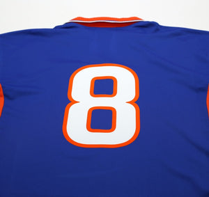 1997/98 BERGKAMP #8 Holland Vintage Nike Away Football Shirt (L) Netherlands