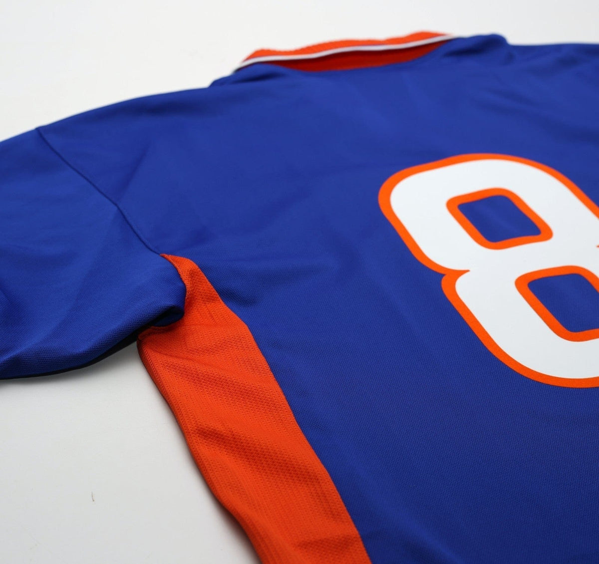 1997/98 BERGKAMP #8 Holland Vintage Nike Away Football Shirt (L) Netherlands