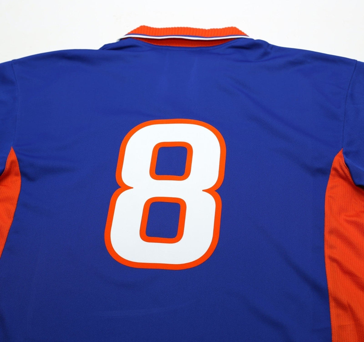 1997/98 BERGKAMP #8 Holland Vintage Nike Away Football Shirt (L) Netherlands