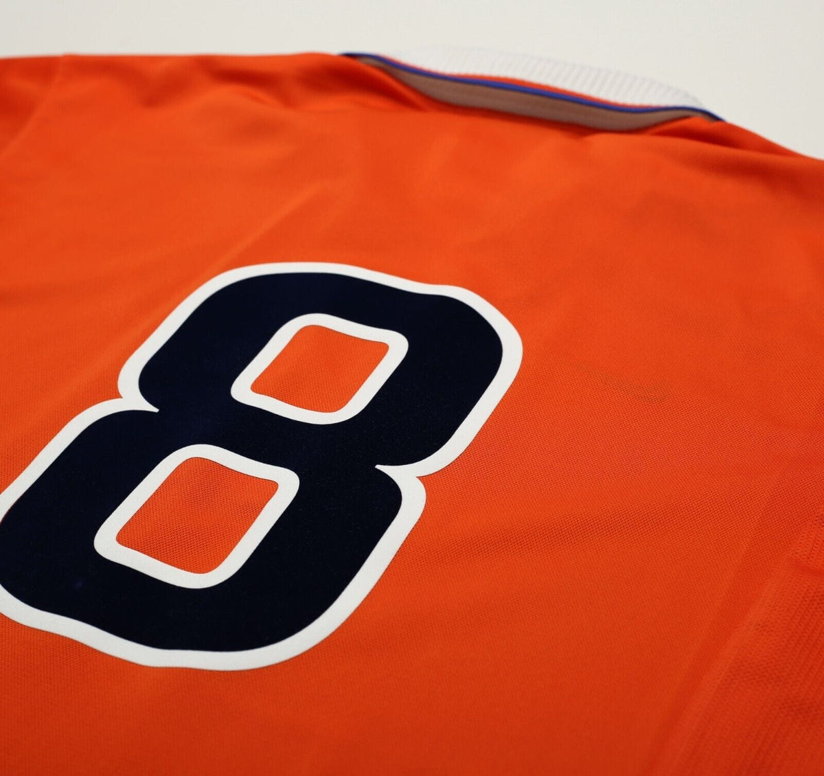 1997/98 BERGKAMP #8 Holland Vintage Nike Home Football Shirt (L)