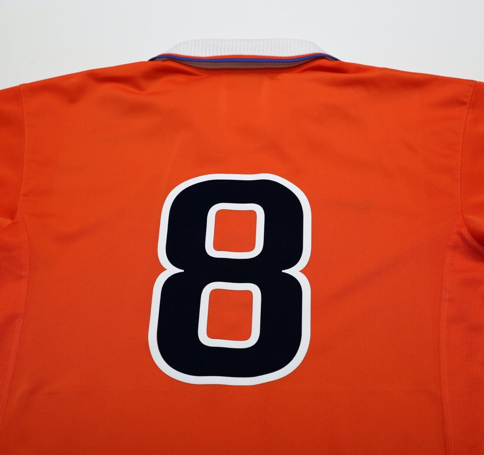 1997/98 BERGKAMP #8 Holland Vintage Nike Home Football Shirt (L)