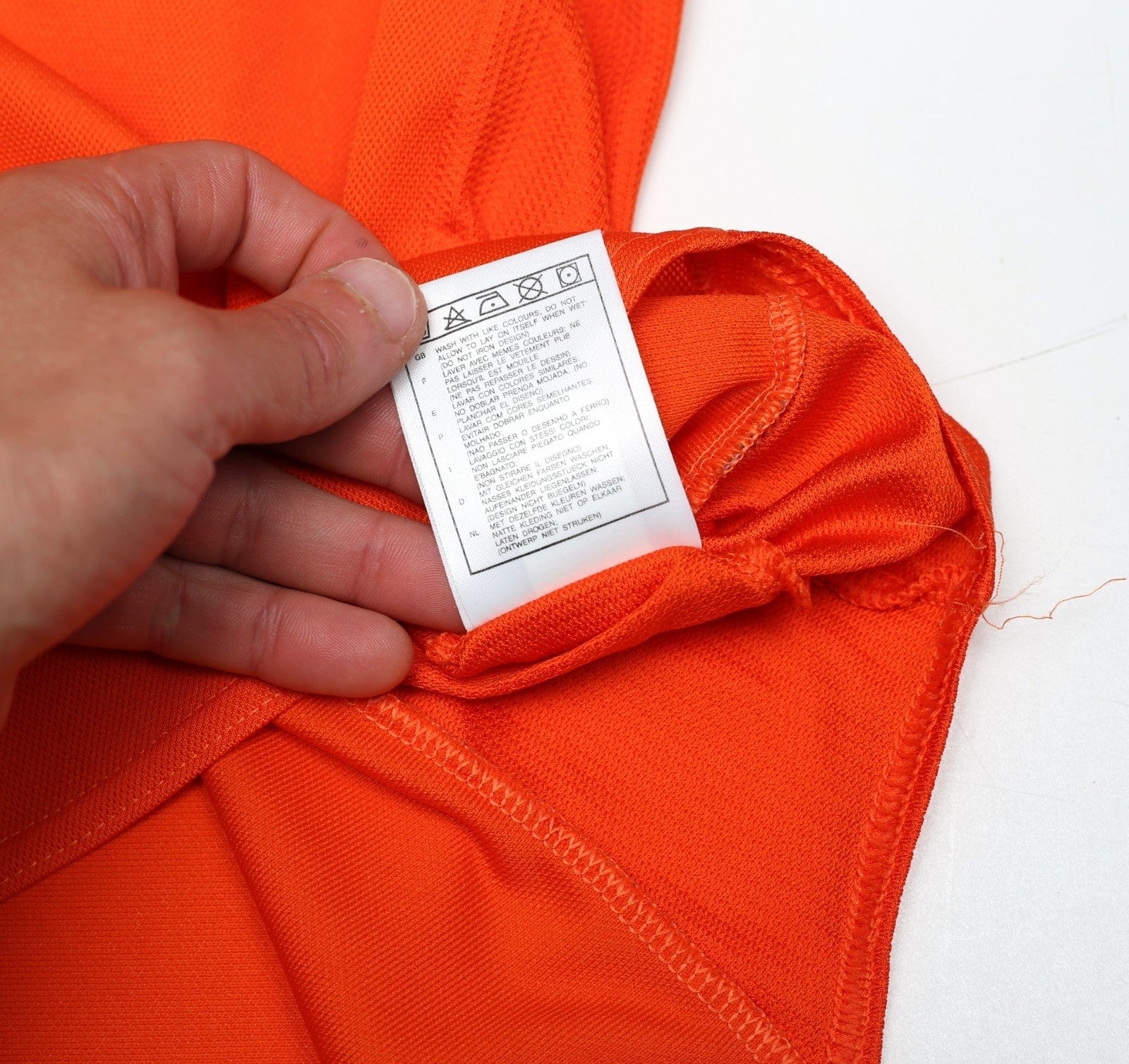 1997/98 BERGKAMP #8 Holland Vintage Nike Home Football Shirt (XL) Netherlands