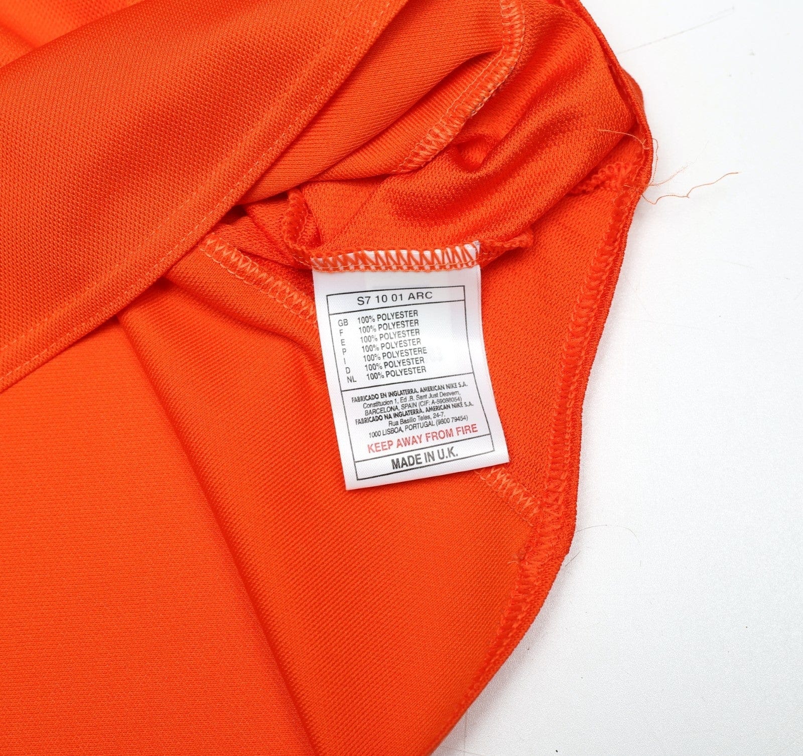 1997/98 BERGKAMP #8 Holland Vintage Nike Home Football Shirt (XL) Netherlands