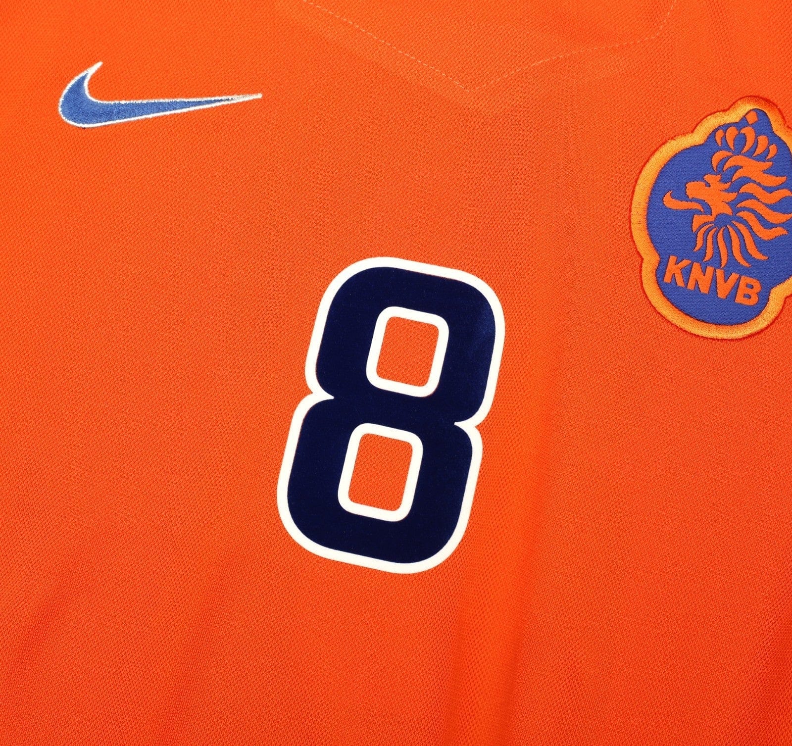 1997/98 BERGKAMP #8 Holland Vintage Nike Home Football Shirt (XL) Netherlands