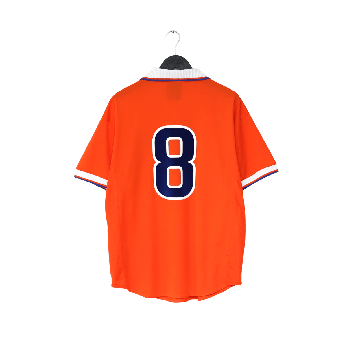 1997/98 BERGKAMP #8 Holland Vintage Nike Home Football Shirt (XL) Netherlands