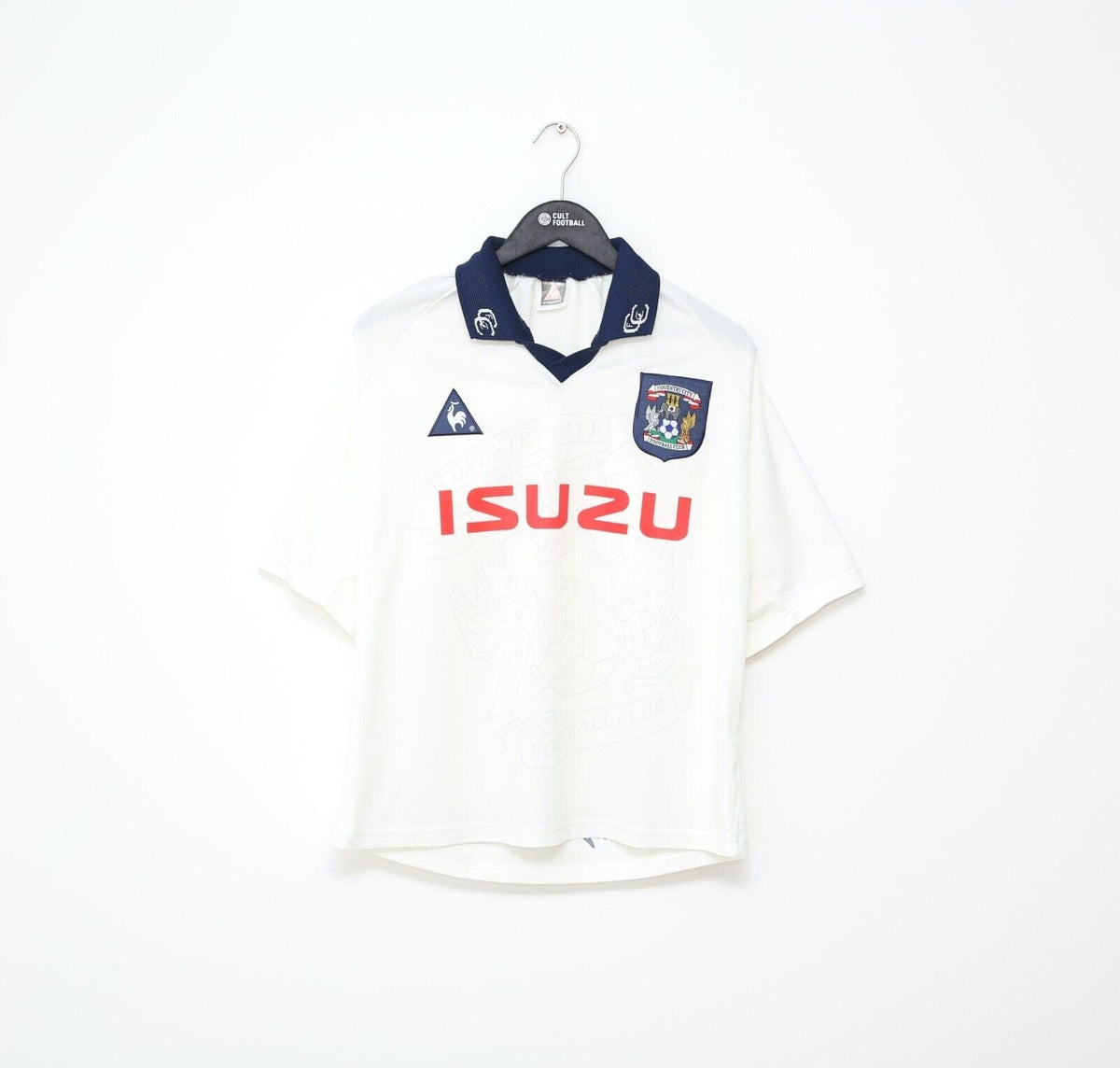 1997/98 COVENTRY CITY Vintage le coq sportif Away Football Shirt (L) 42/44