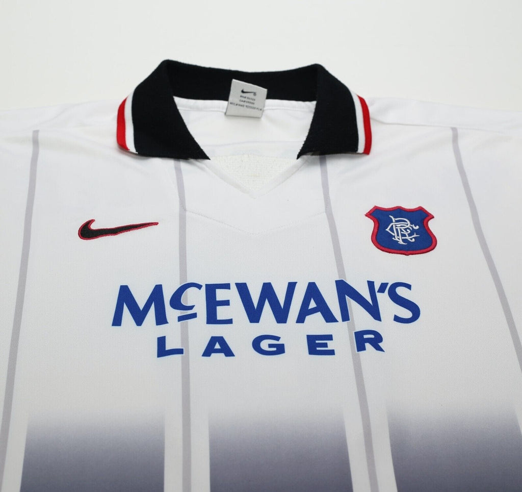 1997/98 GASCOIGNE #8 Rangers Vintage Nike European Away Football Shirt (XL)