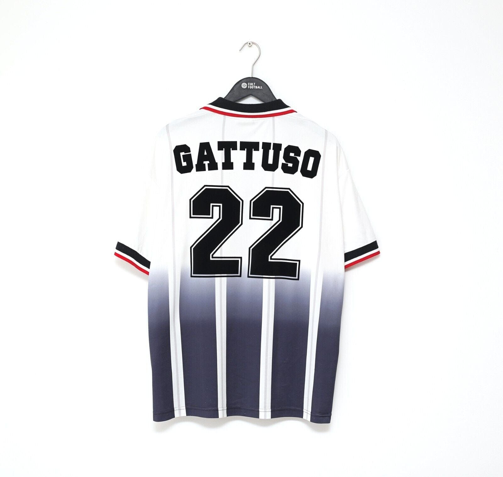 1997/98 GATTUSO #22 Rangers Vintage Nike Away Football Shirt Jersey (XL/XXL)