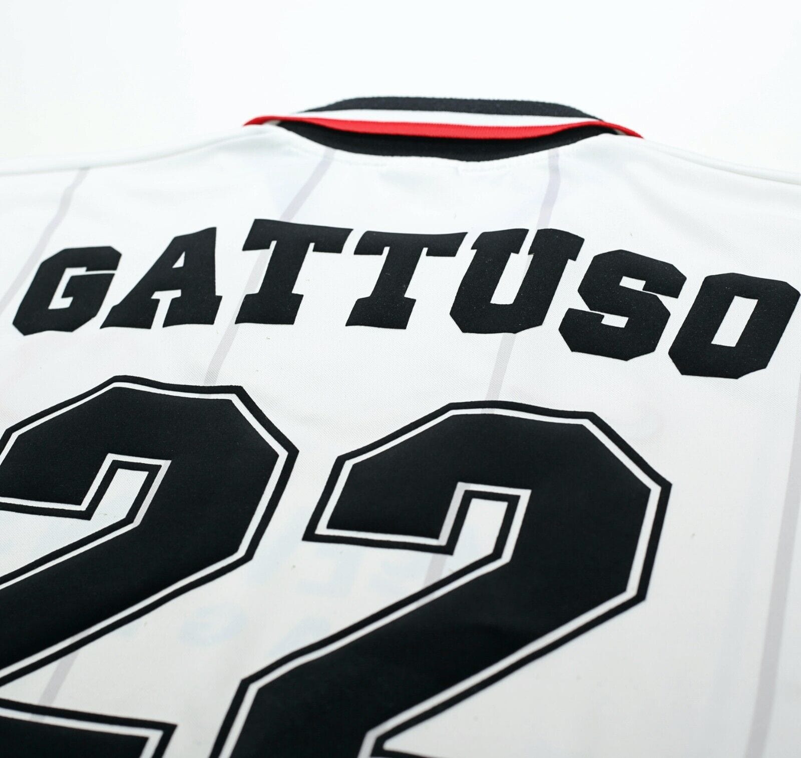 1997/98 GATTUSO #22 Rangers Vintage Nike Away Football Shirt Jersey (XL/XXL)