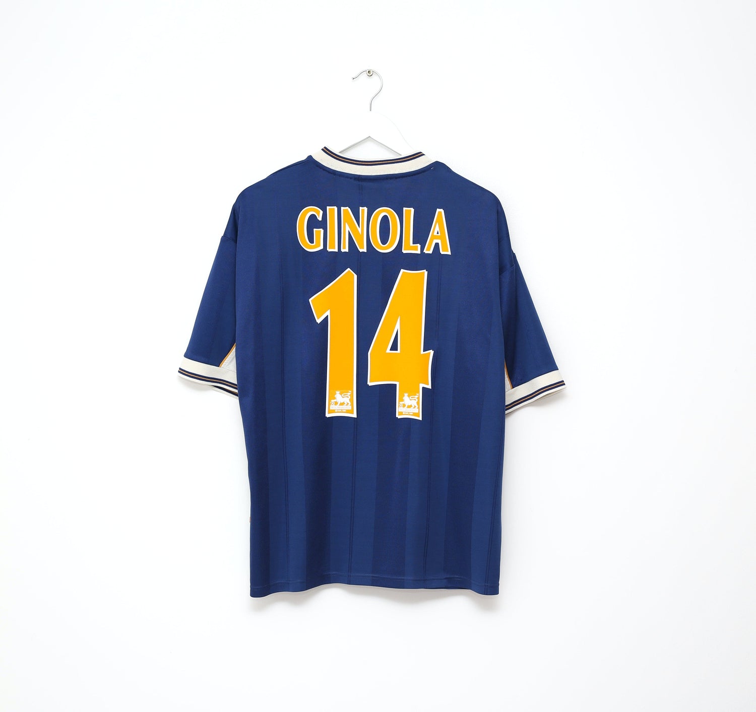 1997/98 GINOLA #14 Tottenham Hotspur Vintage PONY Away